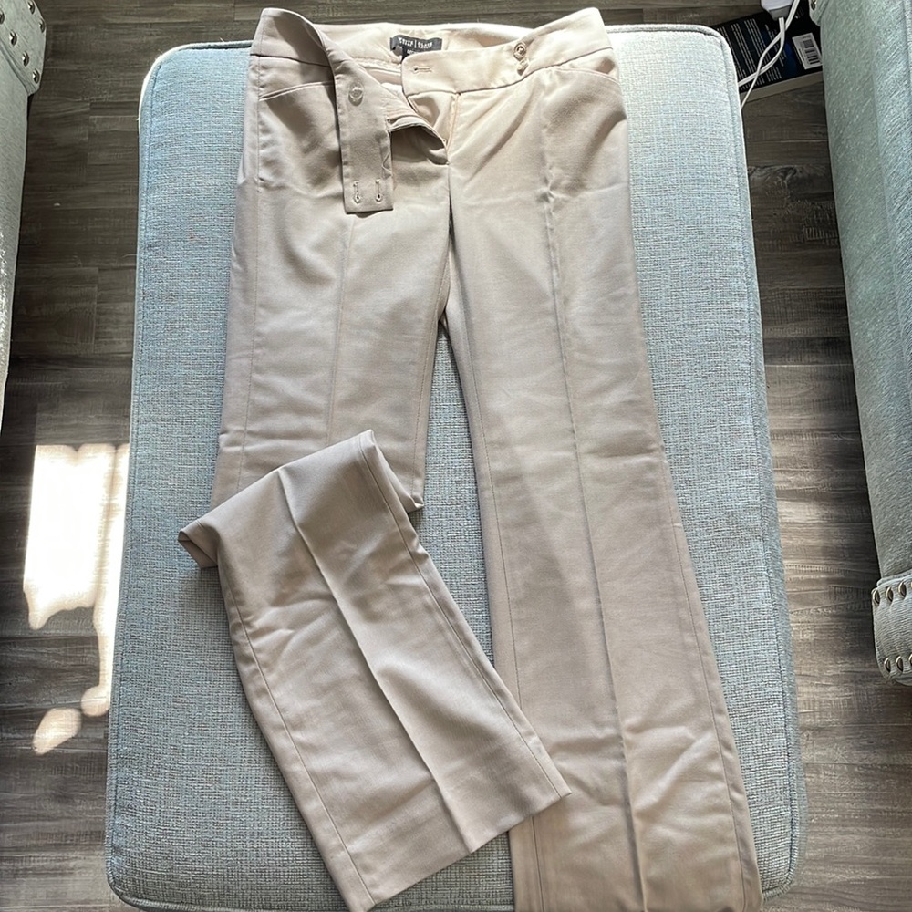 Dress slacks, khaki color